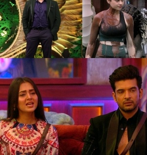 'BB 15': Salman scolds contestants; Rakhi, Rashami, Devoleena target Karan, Tejasswi | 'BB 15': Salman scolds contestants; Rakhi, Rashami, Devoleena target Karan, Tejasswi