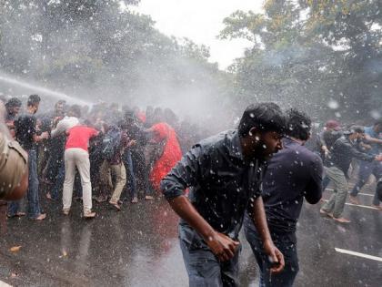 Roads near Sri Lankan Parliament made out of bounds for public amid protests | Roads near Sri Lankan Parliament made out of bounds for public amid protests Roads near Sri Lankan Parliament made out of bounds for public amid protests | Roads near Sri Lankan Parliament made out of bounds for public amid protests