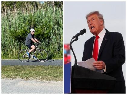 'I will never, ever ride a bicycle': Trump takes dig at Biden | 'I will never, ever ride a bicycle': Trump takes dig at Biden