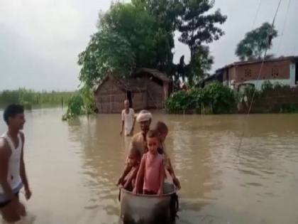 Bihar: Low-lying areas flooded due to rise in water level of River Ganga | Bihar: Low-lying areas flooded due to rise in water level of River Ganga