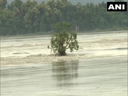Brahmaputra river flows above danger level in Guwahati due to incessant rainfall | Brahmaputra river flows above danger level in Guwahati due to incessant rainfall