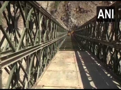 Uttarakhand: Alternative bailey bridge opened for transportation over Rishiganga | Uttarakhand: Alternative bailey bridge opened for transportation over Rishiganga