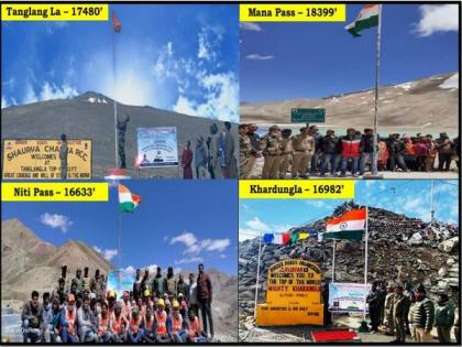 Border Roads Organisation creates history, hoists tricolour at 75 places in country | Border Roads Organisation creates history, hoists tricolour at 75 places in country