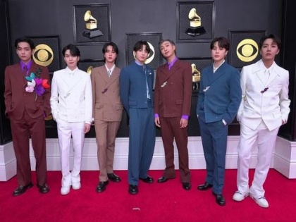 BTS suited and stylishly booted for Grammys 2022 | BTS suited and stylishly booted for Grammys 2022