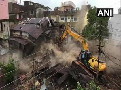 MP: Building Akash Vijayvargiya batted for demolished by IMC today | MP: Building Akash Vijayvargiya batted for demolished by IMC today