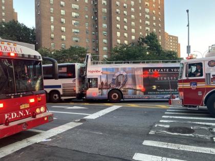 Bus collision in NYC injures 18 people | Bus collision in NYC injures 18 people