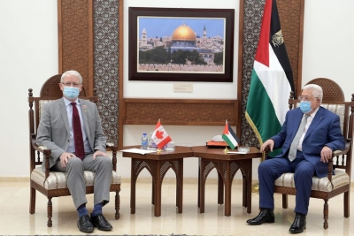 Palestinian President meets Canadian FM in Ramallah | Palestinian President meets Canadian FM in Ramallah