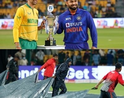 IND v SA, 5th T20I: Persistent rain washes out Bengaluru decider, series shared 2-2 | IND v SA, 5th T20I: Persistent rain washes out Bengaluru decider, series shared 2-2