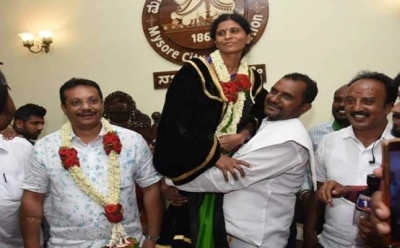 Rukmini Made Gowda of JD(S) elected as Mysuru Mayor | Rukmini Made Gowda of JD(S) elected as Mysuru Mayor