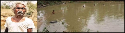 Jharkhand's water warrior singlehandedly digs up a vast pond | Jharkhand's water warrior singlehandedly digs up a vast pond