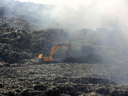 Ghazipur landfill fire doused after 21 hours | Ghazipur landfill fire doused after 21 hours