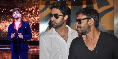 Abhishek shares how Himesh convinced Ajay Devgn to sing 'Bol Bachchan' title track | Abhishek shares how Himesh convinced Ajay Devgn to sing 'Bol Bachchan' title track