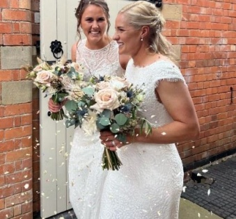 England women cricketers Katherine Brunt and Natalie Sciver tie the knot | England women cricketers Katherine Brunt and Natalie Sciver tie the knot