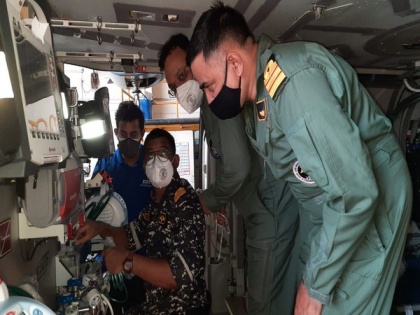 Navy's ALH MK III aircraft fitted with medical ICU for critical patients' evacuation | Navy's ALH MK III aircraft fitted with medical ICU for critical patients' evacuation