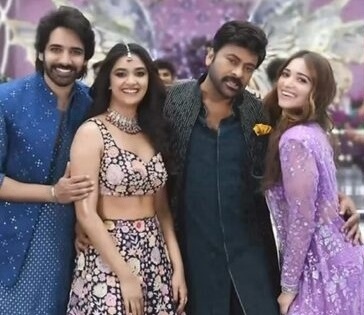 Chiranjeevi shares a BTS video of 'Bholaa Shankar' song in making | Chiranjeevi shares a BTS video of 'Bholaa Shankar' song in making