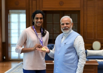 When Modiji became Prime Minister, I began winning: PV Sindhu | When Modiji became Prime Minister, I began winning: PV Sindhu When Modiji became Prime Minister, I began winning: PV Sindhu | When Modiji became Prime Minister, I began winning: PV Sindhu