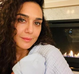 Preity Zinta is loving 'burp cloths, diapers and babies' | Preity Zinta is loving 'burp cloths, diapers and babies'