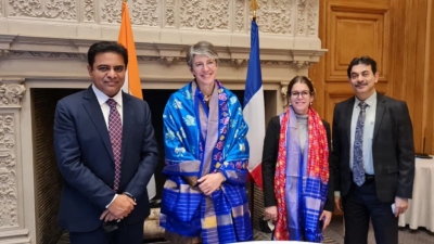 Telangana delegation meets CEOs of French firms in Paris | Telangana delegation meets CEOs of French firms in Paris