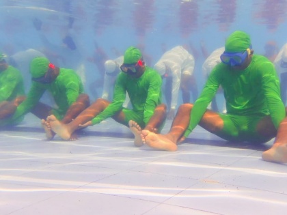 International Yoga Day: Army battalion holds underwater Yoga session in Kerala | International Yoga Day: Army battalion holds underwater Yoga session in Kerala