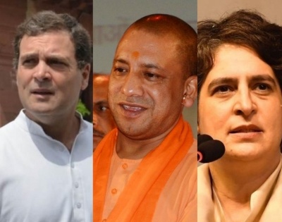 Rahul, Priyanka slam Yogi govt over law and order | Rahul, Priyanka slam Yogi govt over law and order