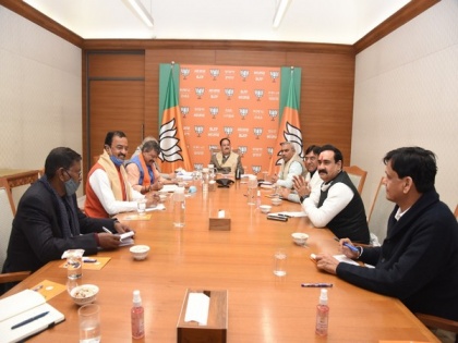Nadda holds meeting with party leaders, discusses preparation for WB polls | Nadda holds meeting with party leaders, discusses preparation for WB polls