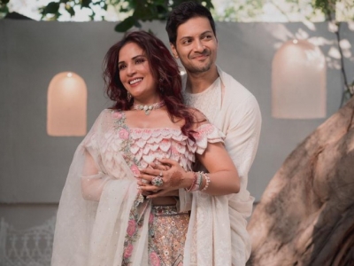Ali, Richa share first image from their Delhi wedding celebrations | Ali, Richa share first image from their Delhi wedding celebrations
