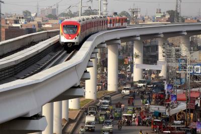 Pak's Orange Line metro train project under CPEC completed | Pak's Orange Line metro train project under CPEC completed