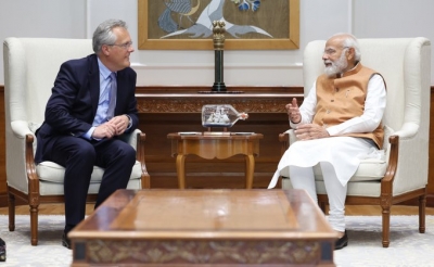 NXP Semiconductors CEO Kurt Sievers meets PM | NXP Semiconductors CEO Kurt Sievers meets PM