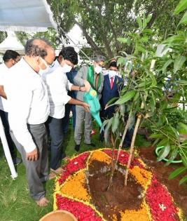 CJI participates in Green India programme in Hyderabad | CJI participates in Green India programme in Hyderabad