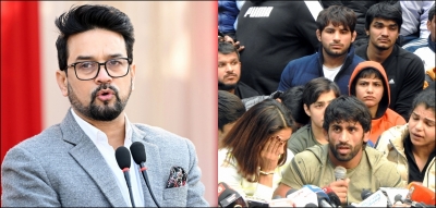 WFI chief to step aside till oversight committee investigates issue, says Anurag Thakur; wrestlers end protest | WFI chief to step aside till oversight committee investigates issue, says Anurag Thakur; wrestlers end protest