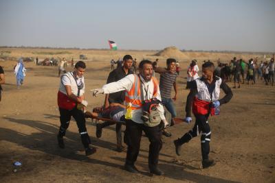 20 injured in demonstration near Gaza-Israel border | 20 injured in demonstration near Gaza-Israel border