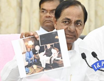 MLAs' poaching: KCR makes evidence public, appeals to CJI to save democracy | MLAs' poaching: KCR makes evidence public, appeals to CJI to save democracy