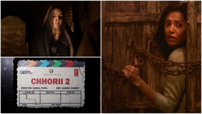 Nushrratt, Soha 'jump in joy' as they wrap up shooting for 'Chhorii 2' | Nushrratt, Soha 'jump in joy' as they wrap up shooting for 'Chhorii 2'
