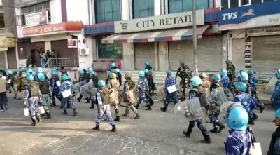 Roads of Maujpur, Jaffrabad deserted as forces begin flag marches | Roads of Maujpur, Jaffrabad deserted as forces begin flag marches