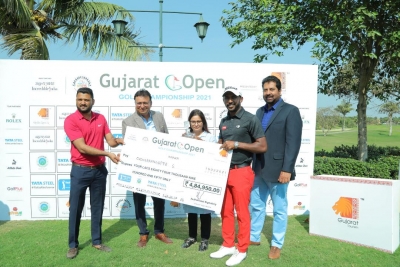 Chikkarangappa rallies to win Gujarat Open golf title | Chikkarangappa rallies to win Gujarat Open golf title