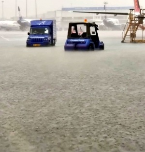 Steep gradient, heavy rains led to waterlogging at T3 of IGI airport: DIAL | Steep gradient, heavy rains led to waterlogging at T3 of IGI airport: DIAL
