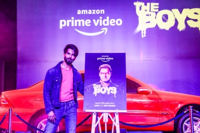 Shahid Kapoor brings out essence of 'The Boys' through stunts at launch event | Shahid Kapoor brings out essence of 'The Boys' through stunts at launch event