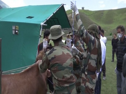 Indian Army organises free veterinary camp at Kupwara's Bangus valley | Indian Army organises free veterinary camp at Kupwara's Bangus valley