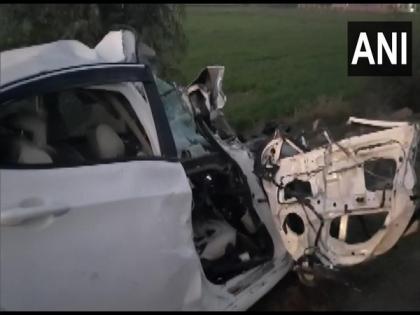 Three dead, one injured after car collides with tractor trolley in Haryana's Rohtak | Three dead, one injured after car collides with tractor trolley in Haryana's Rohtak Three dead, one injured after car collides with tractor trolley in Haryana's Rohtak | Three dead, one injured after car collides with tractor trolley in Haryana's Rohtak