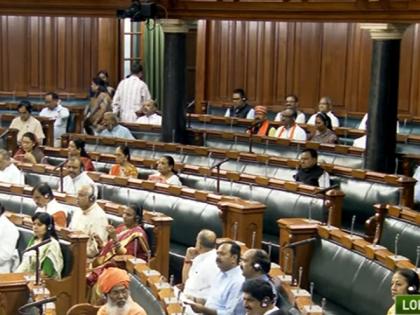LS adjourned till 2 pm amid Oppn protests over Manipur | LS adjourned till 2 pm amid Oppn protests over Manipur