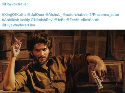 SRK unveils Dulquer Salmaan's 'King of Kotha' trailer; calls it impressive | SRK unveils Dulquer Salmaan's 'King of Kotha' trailer; calls it impressive SRK unveils Dulquer Salmaan's 'King of Kotha' trailer; calls it impressive | SRK unveils Dulquer Salmaan's 'King of Kotha' trailer; calls it impressive