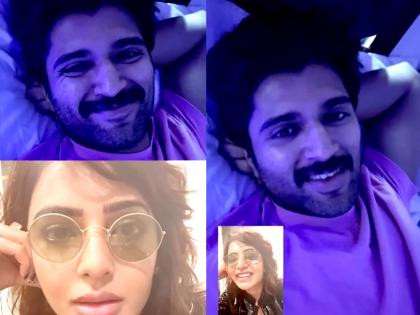 Vijay Deverakonda calls Samantha at midnight to tell a 'knock knock joke' | Vijay Deverakonda calls Samantha at midnight to tell a 'knock knock joke' Vijay Deverakonda calls Samantha at midnight to tell a 'knock knock joke' | Vijay Deverakonda calls Samantha at midnight to tell a 'knock knock joke'