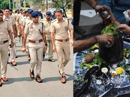 Locals perform 'Jalabhishek' in Nuh Shiva temple amid tight security | Locals perform 'Jalabhishek' in Nuh Shiva temple amid tight security Locals perform 'Jalabhishek' in Nuh Shiva temple amid tight security | Locals perform 'Jalabhishek' in Nuh Shiva temple amid tight security