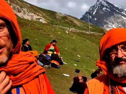 Two US nationals perform Amaranth Yatra | Two US nationals perform Amaranth Yatra