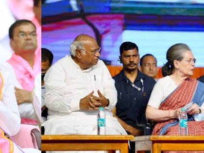 Cong counters KCR govt's welfare push with promises of bigger doles | Cong counters KCR govt's welfare push with promises of bigger doles Cong counters KCR govt's welfare push with promises of bigger doles | Cong counters KCR govt's welfare push with promises of bigger doles
