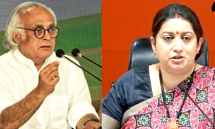 Smriti Irani slams 'courtier' Jairam for 'distorting' facts to undermine BJP govt's women's welfare efforts | Smriti Irani slams 'courtier' Jairam for 'distorting' facts to undermine BJP govt's women's welfare efforts Smriti Irani slams 'courtier' Jairam for 'distorting' facts to undermine BJP govt's women's welfare efforts | Smriti Irani slams 'courtier' Jairam for 'distorting' facts to undermine BJP govt's women's welfare efforts