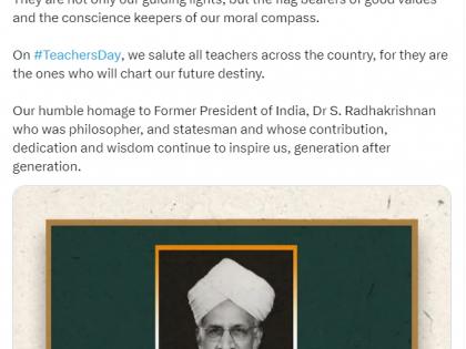 Kharge pays homage to Dr S Radhakrishnan, says his dedication inspires generations | Kharge pays homage to Dr S Radhakrishnan, says his dedication inspires generations Kharge pays homage to Dr S Radhakrishnan, says his dedication inspires generations | Kharge pays homage to Dr S Radhakrishnan, says his dedication inspires generations