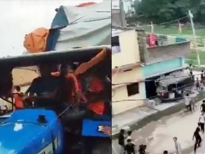 Violence during Mahaviri march in Bihar's Motihari | Violence during Mahaviri march in Bihar's Motihari Violence during Mahaviri march in Bihar's Motihari | Violence during Mahaviri march in Bihar's Motihari
