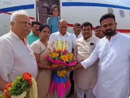 NCP chief Sharad Pawar in B’luru for Oppn meeting | NCP chief Sharad Pawar in B’luru for Oppn meeting NCP chief Sharad Pawar in B’luru for Oppn meeting | NCP chief Sharad Pawar in B’luru for Oppn meeting