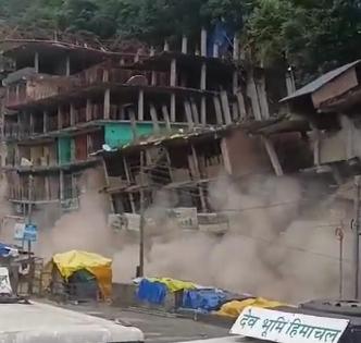 At least 10 under-construction buildings collapse in Himachal | At least 10 under-construction buildings collapse in Himachal